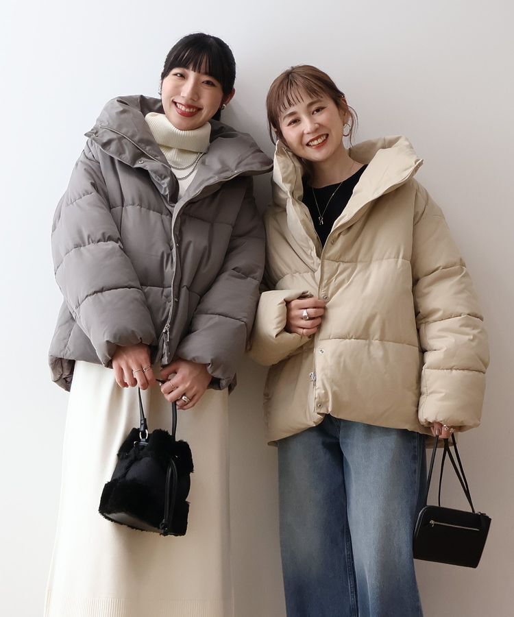 AMERICAN HOLIC「軽ポカ撥水加工スタンドショートコート」|ブルゾン・スタジャン|