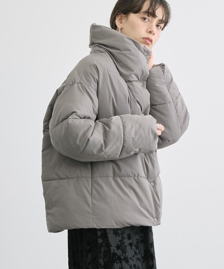 AMERICAN HOLIC「軽ポカ撥水加工スタンドショートコート」|ブルゾン・スタジャン|