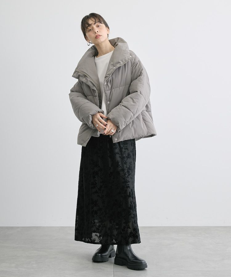 AMERICAN HOLIC「軽ポカ撥水加工スタンドショートコート」|ブルゾン・スタジャン|