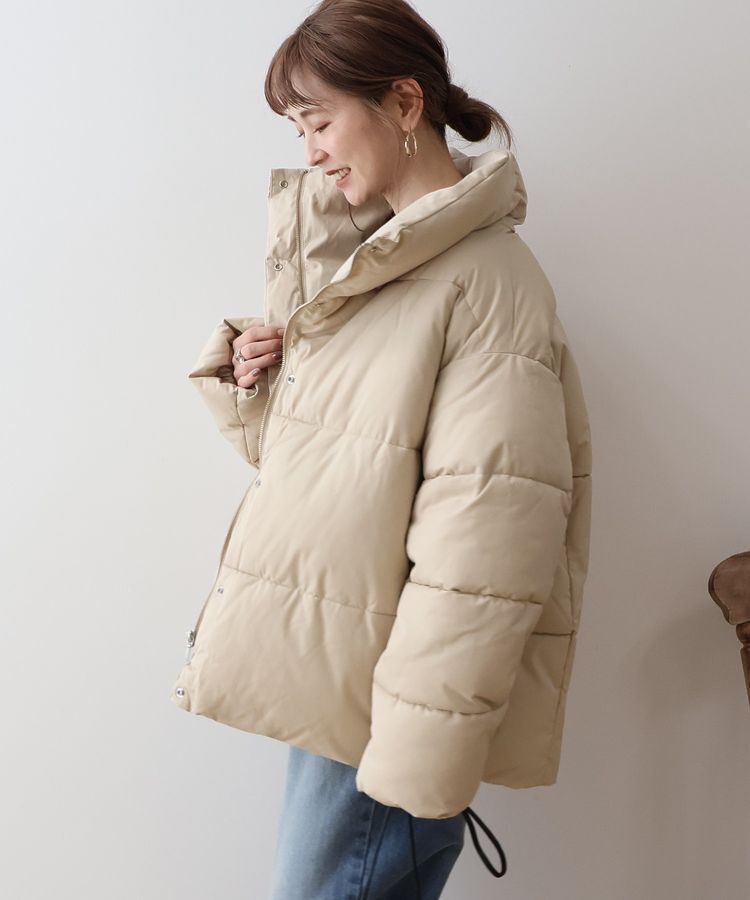 AMERICAN HOLIC「軽ポカ撥水加工スタンドショートコート」|ブルゾン・スタジャン|