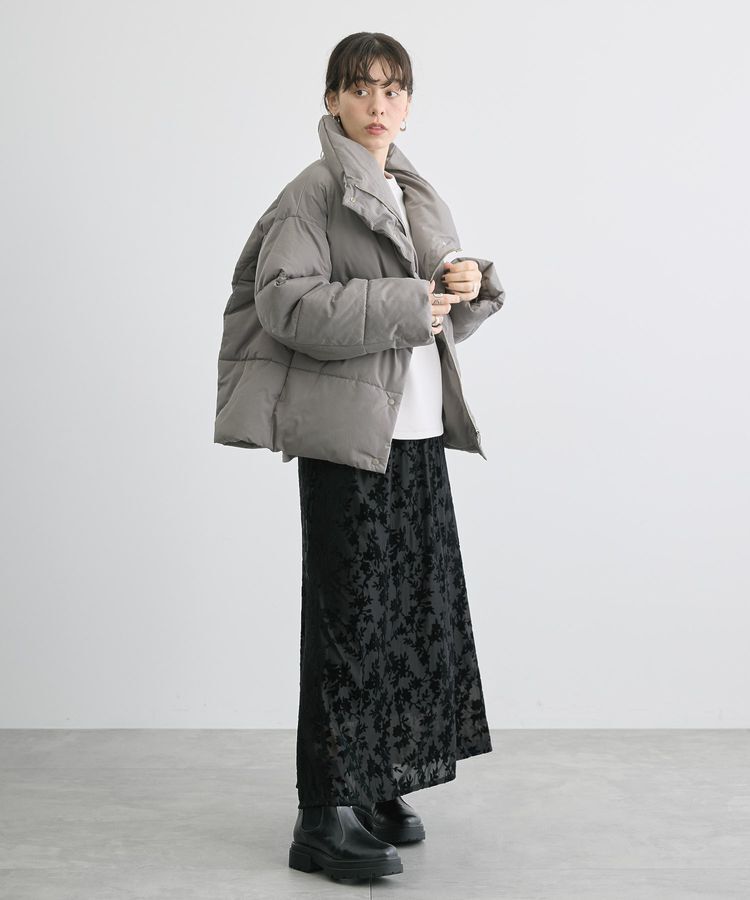 AMERICAN HOLIC「軽ポカ撥水加工スタンドショートコート」|ブルゾン・スタジャン|