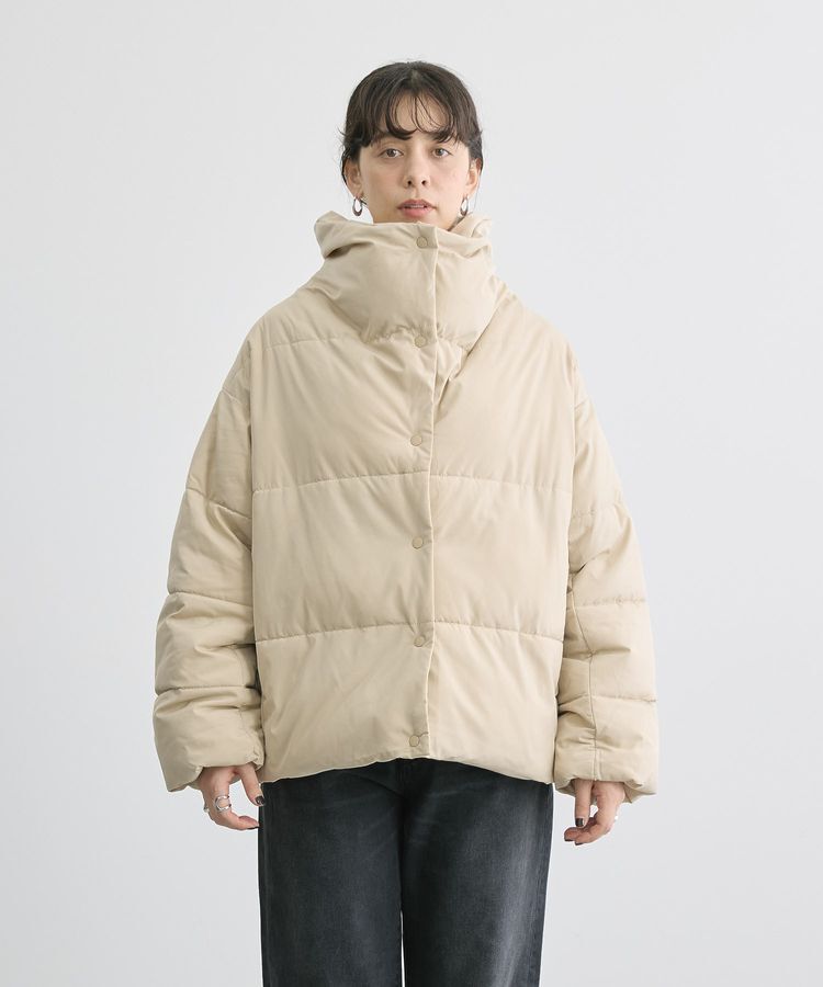 AMERICAN HOLIC「軽ポカ撥水加工スタンドショートコート」|ブルゾン・スタジャン|