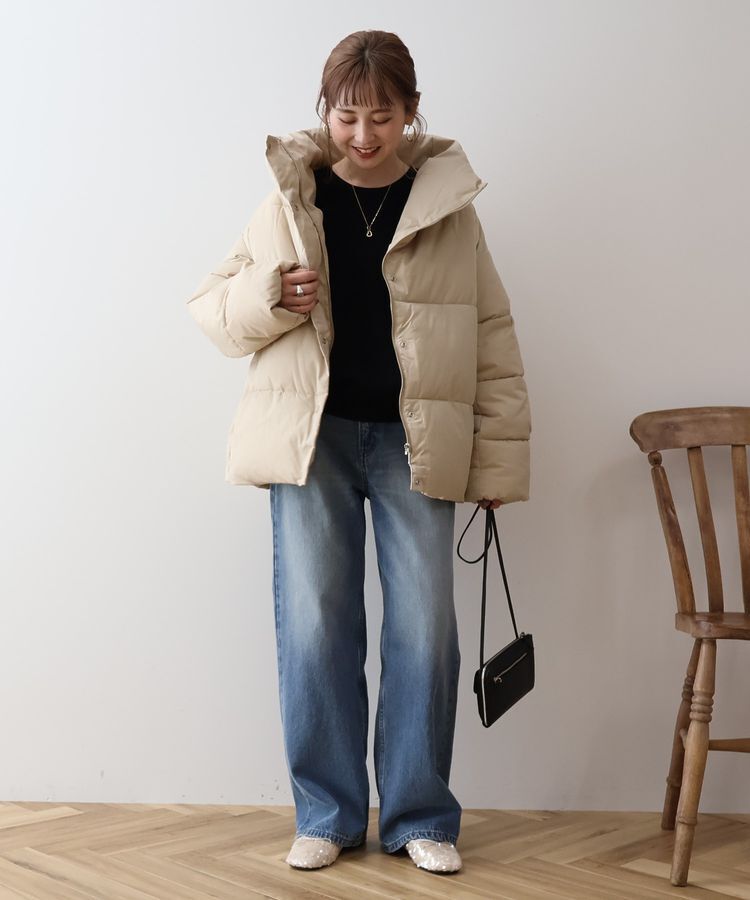 AMERICAN HOLIC「軽ポカ撥水加工スタンドショートコート」|ブルゾン・スタジャン|