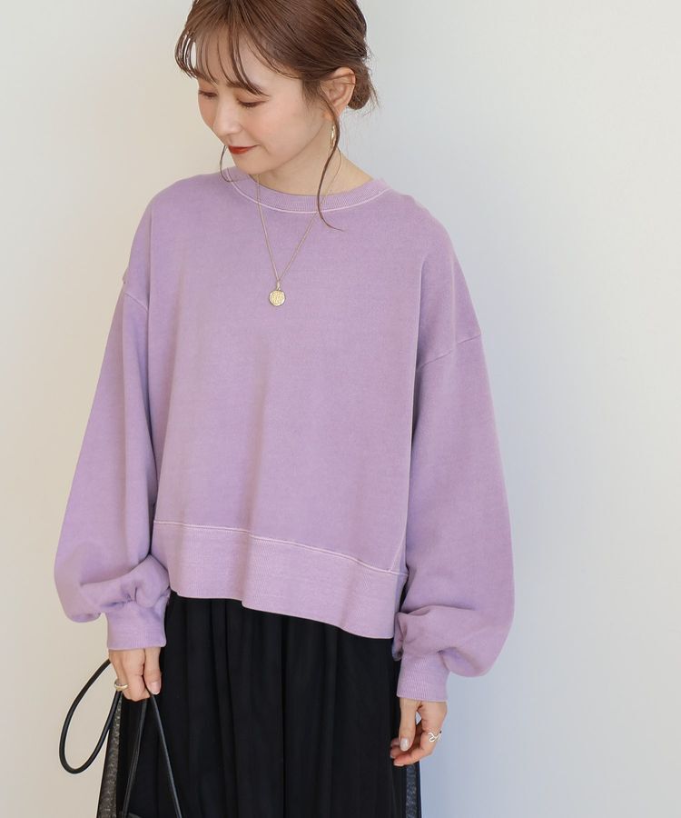 AMERICAN HOLIC「ピグメントショートスウェット」|スウェット・ジャージ|Pink