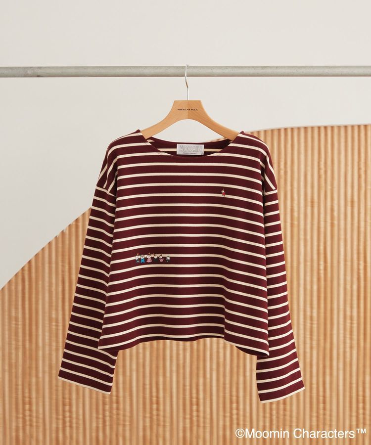 AMERICAN HOLIC「【WEB限定】Moomin ボーダートップス」|Tシャツ・カットソー|