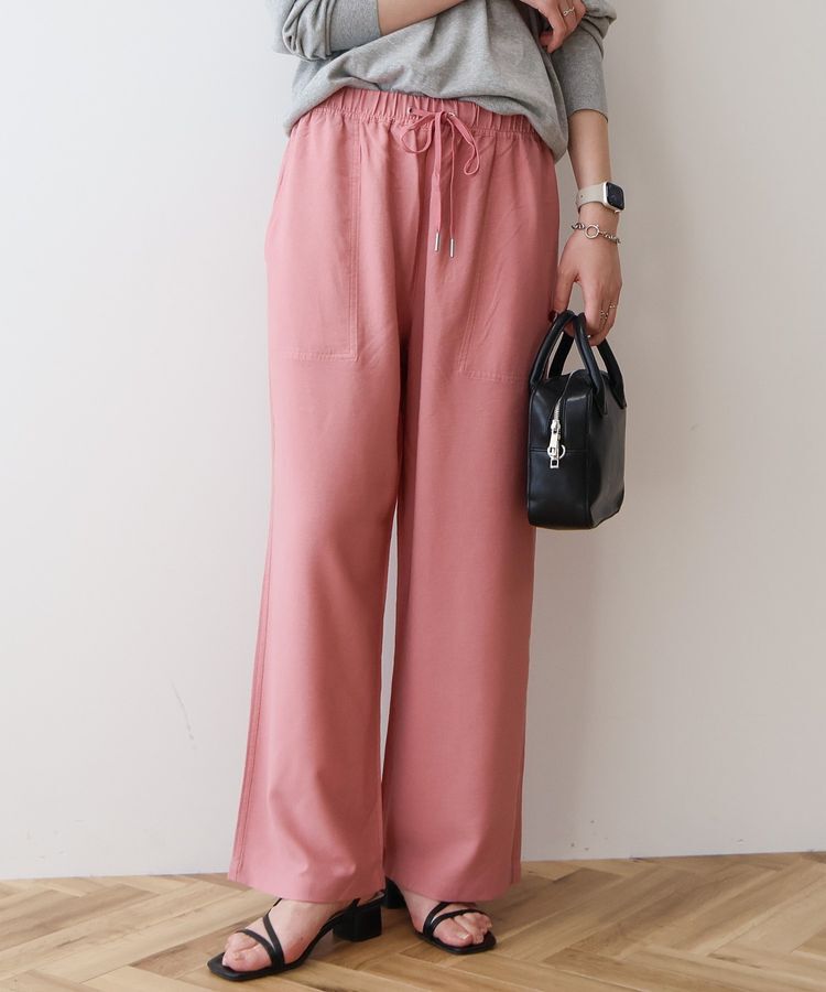 AMERICAN HOLIC「接触冷感ベイカーリラックスパンツ」|その他|Pink