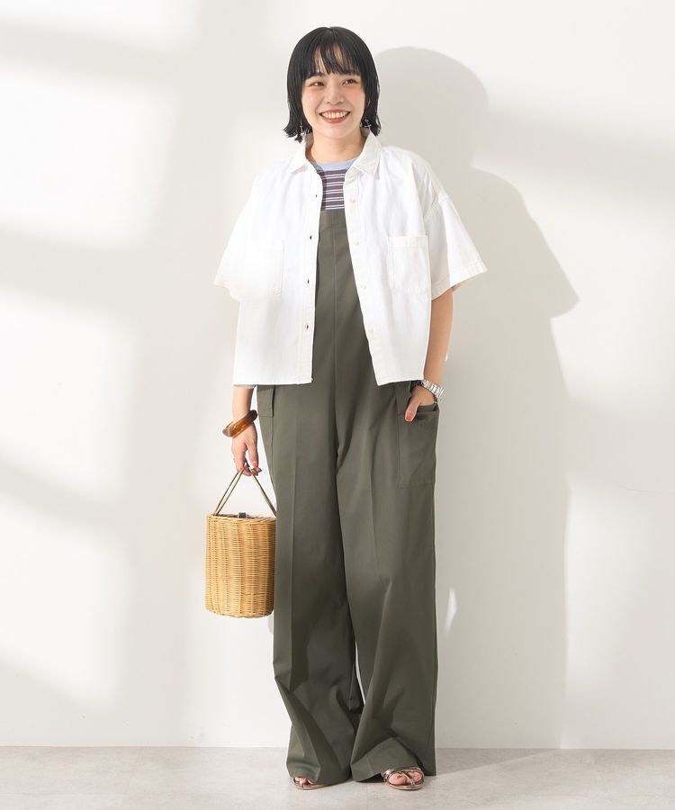 AMERICAN HOLIC「リブ5分袖トップス」|Tシャツ・カットソー|