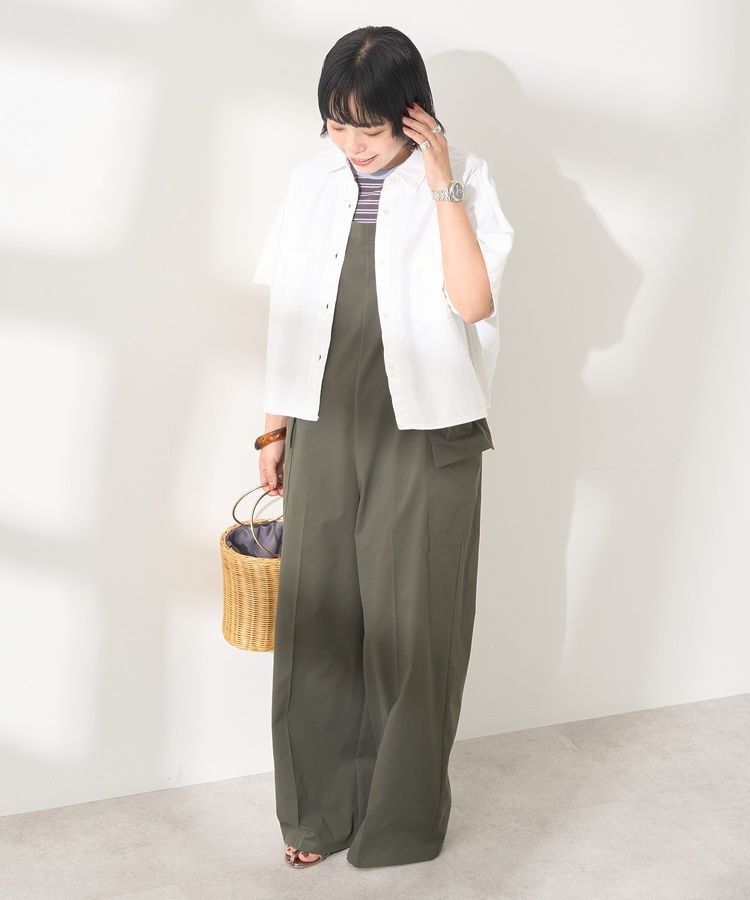 AMERICAN HOLIC「リブ5分袖トップス」|Tシャツ・カットソー|