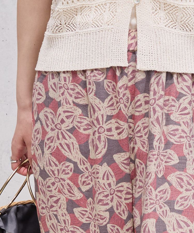 AMERICAN HOLIC「ボーホー柄プリントワイドパンツ」|その他|