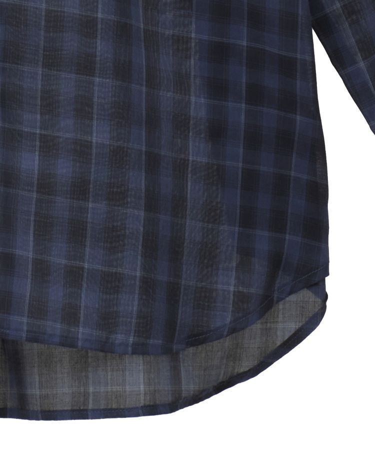 AMERICAN HOLIC「シアーチェック柄オーバーシャツ」|シャツ・ブラウス|