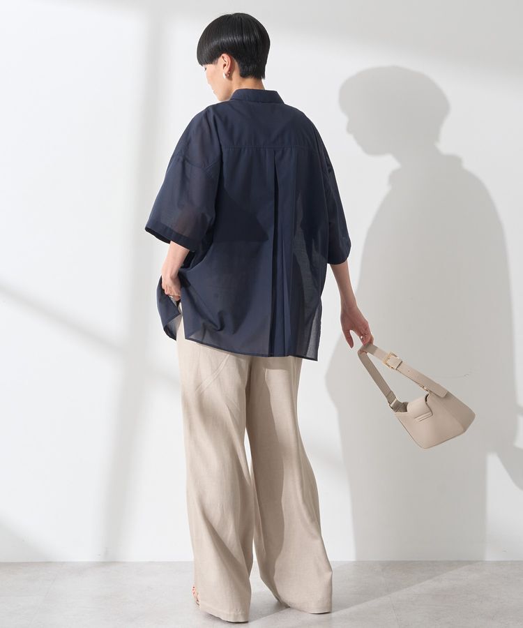 AMERICAN HOLIC「イージーケア+接触冷感Wポケットオーバーシャツ」|シャツ・ブラウス|