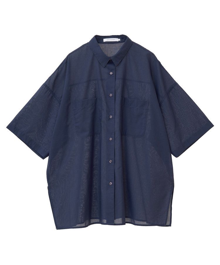 AMERICAN HOLIC「イージーケア+接触冷感Wポケットオーバーシャツ」|シャツ・ブラウス|