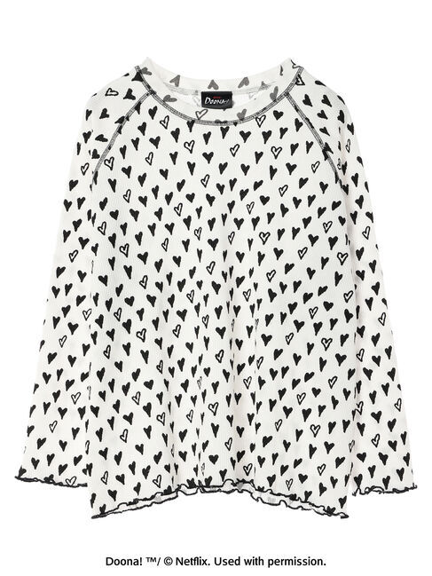 Green Parks「●DOONA!　ハートptワッフルプルオーバー」|Tシャツ・カットソー|