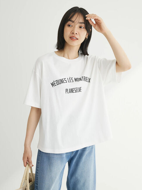 Green Parks「キレイ目カレッジボックスTシャツ」|Tシャツ・カットソー|