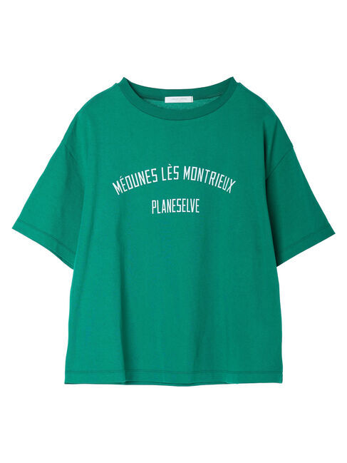 Green Parks「キレイ目カレッジボックスTシャツ」|Tシャツ・カットソー|