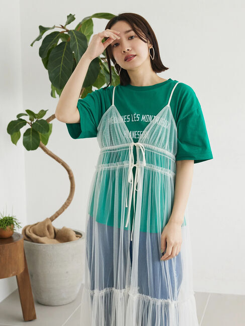 Green Parks「キレイ目カレッジボックスTシャツ」|Tシャツ・カットソー|