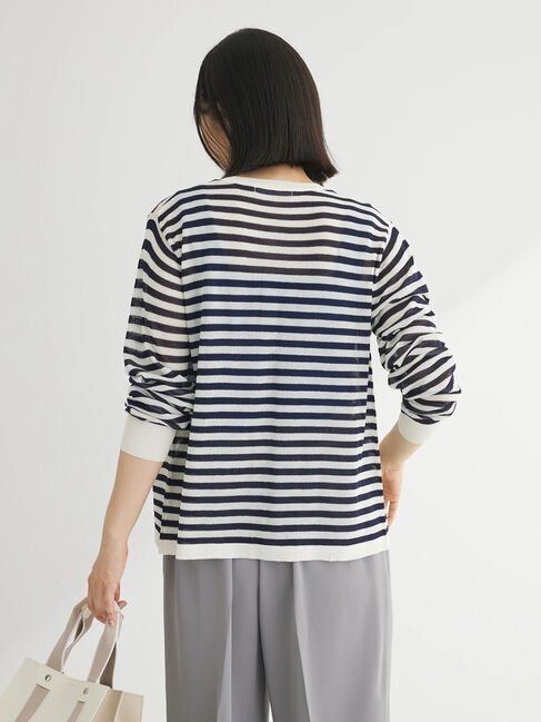 Green Parks「推しニット　クルーネックカーディガン」|カーディガン|