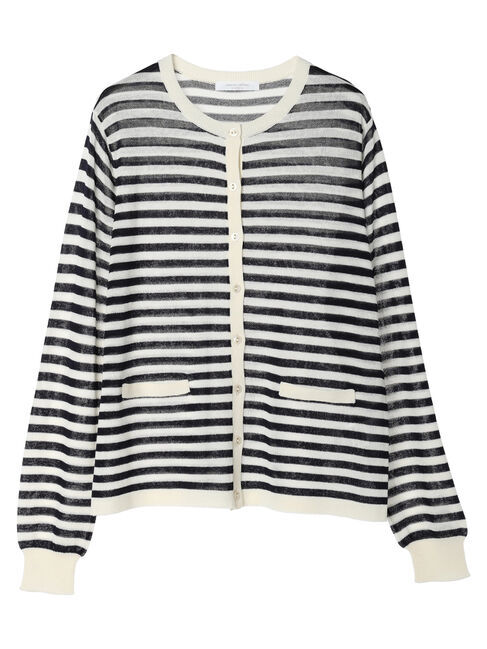 Green Parks「推しニット　クルーネックカーディガン」|カーディガン|