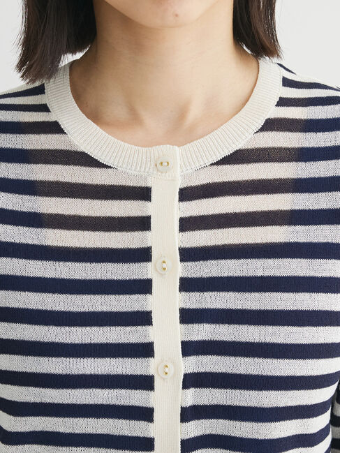 Green Parks「推しニット　クルーネックカーディガン」|カーディガン|