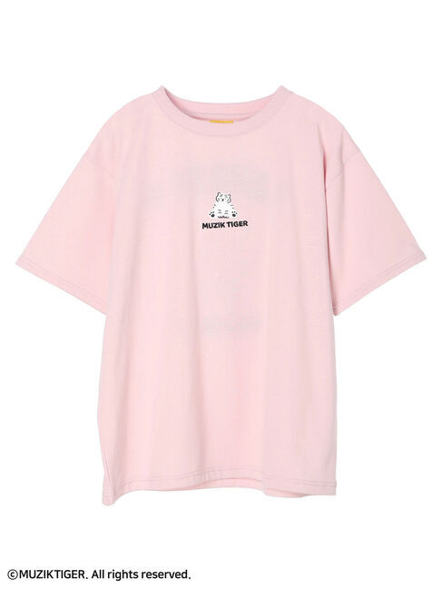 Green Parks「ムジークタイガー/バックプリントTシャツ」|Tシャツ・カットソー|Pink