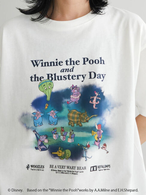 Green Parks「Winnie　the　Pooh/ラメプリント半袖TEE」|Tシャツ・カットソー|