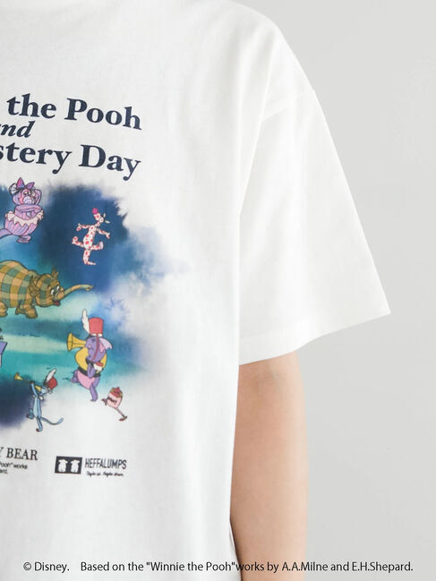 Green Parks「Winnie　the　Pooh/ラメプリント半袖TEE」|Tシャツ・カットソー|