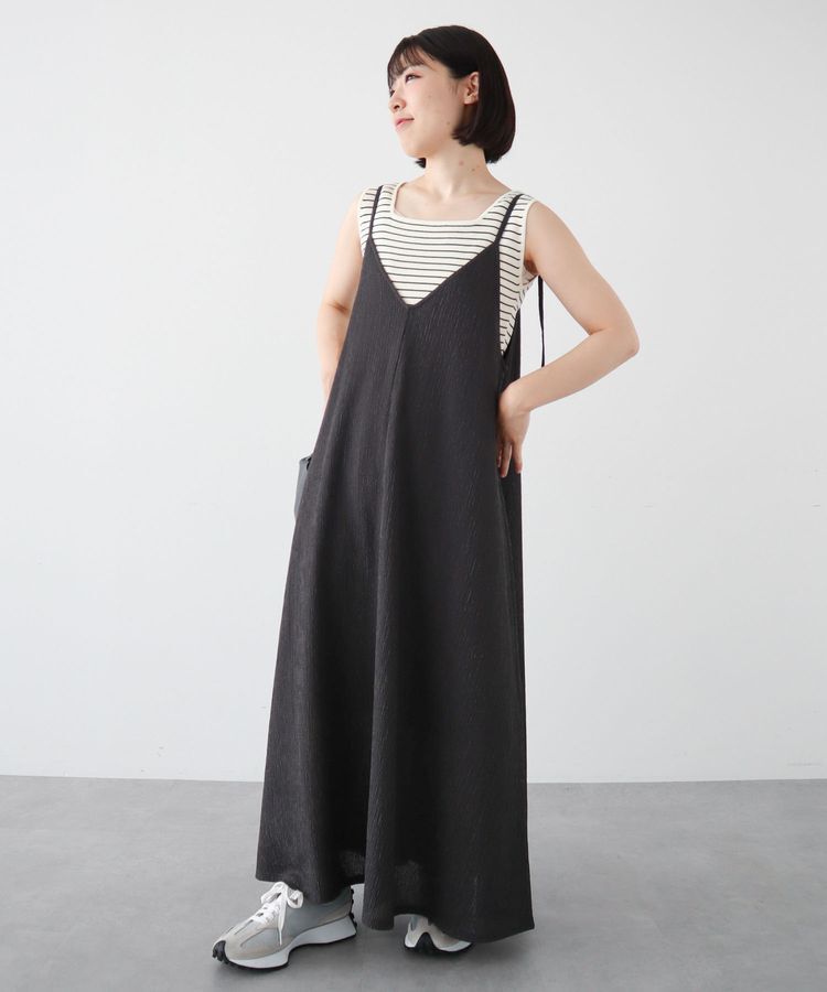 Green Parks「BESTPRICE　表面感カットキャミワンピース」|ワンピース|