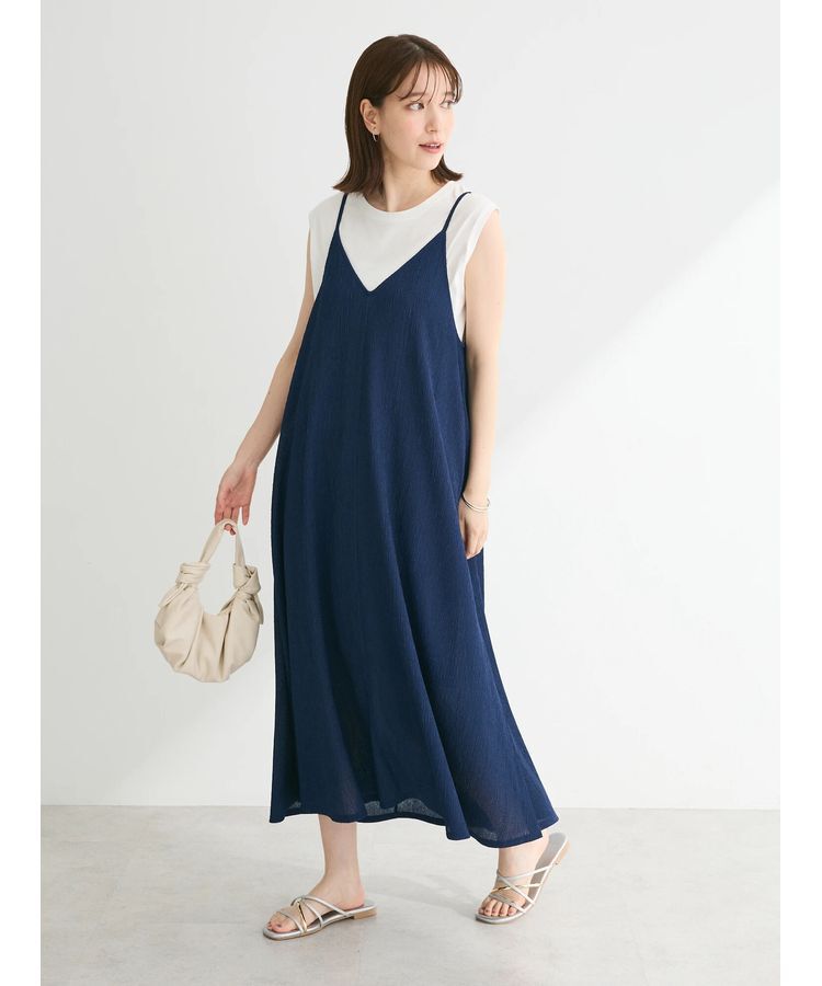 Green Parks「BESTPRICE　表面感カットキャミワンピース」|ワンピース|