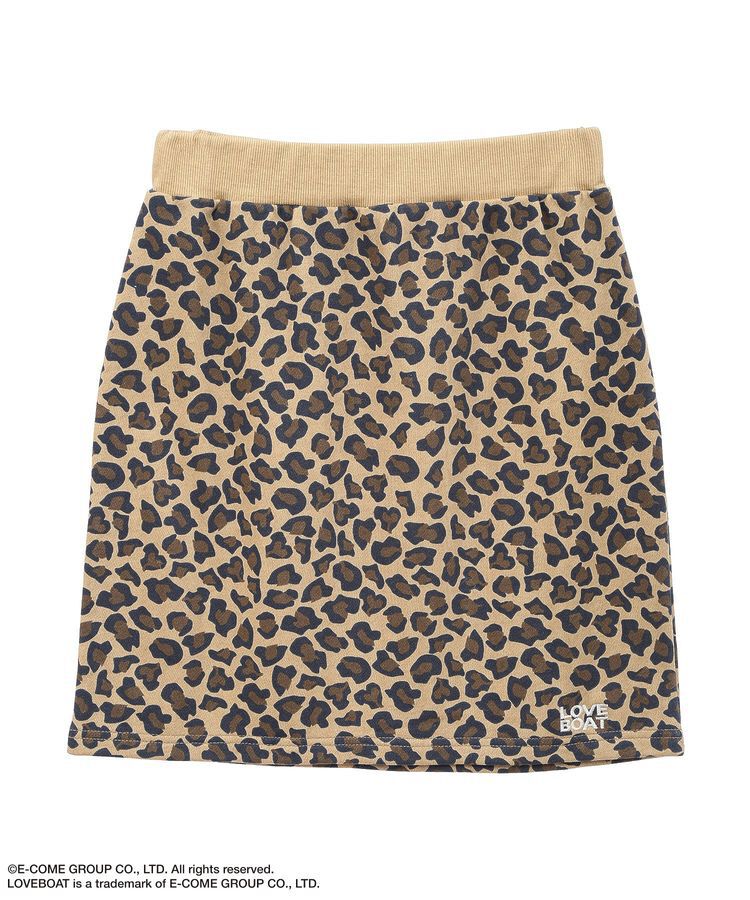 Green Parks「■LOVEBOAT ロゴ刺繍スウェットミニスカート」|タイト|