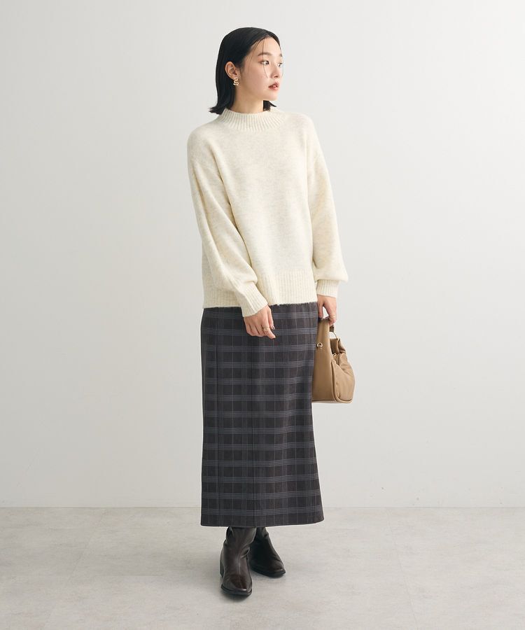 Green Parks「・ELENCARE DUE チェックナロースカート」|タイト|