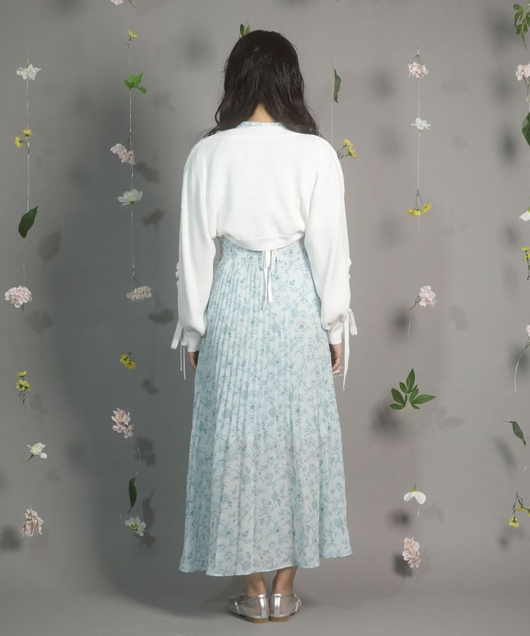 Green Parks「dazzlin フレンチスリーブ花柄ワンピース」|ワンピース|