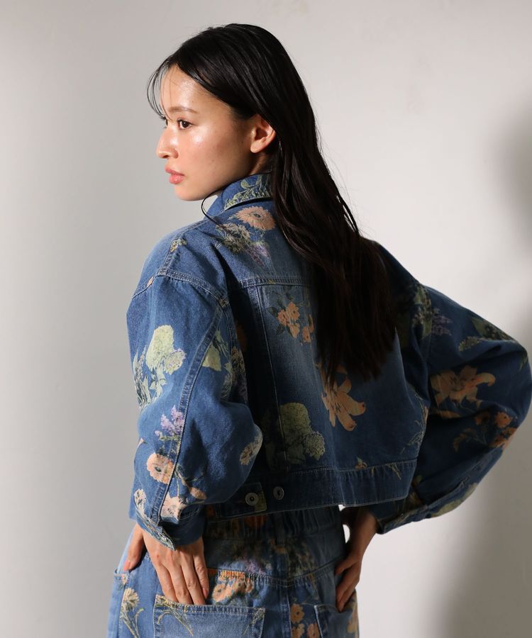 Green Parks「・SUGAR SPOON フラワーptGジャン」|テーラードジャケット|
