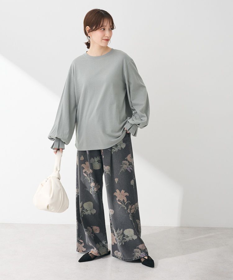Green Parks「・SUGAR SPOON フラワーptデニムワイドパンツ」|その他|