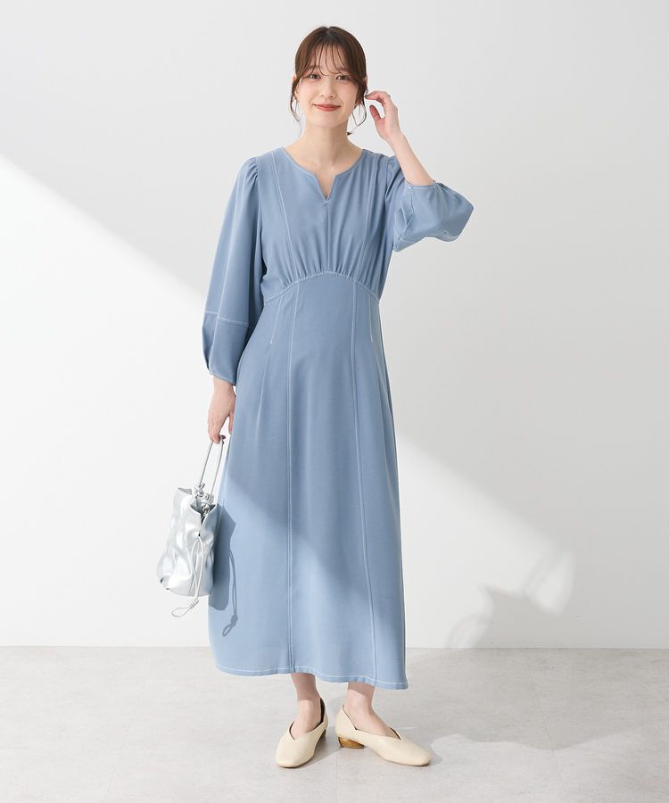 Green Parks「・ELENCARE DUEボリュームスリーブワンピース」|ワンピース|