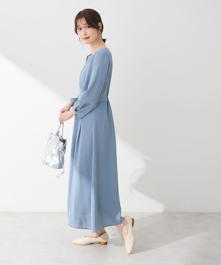 Green Parks「・ELENCARE DUEボリュームスリーブワンピース」|ワンピース|