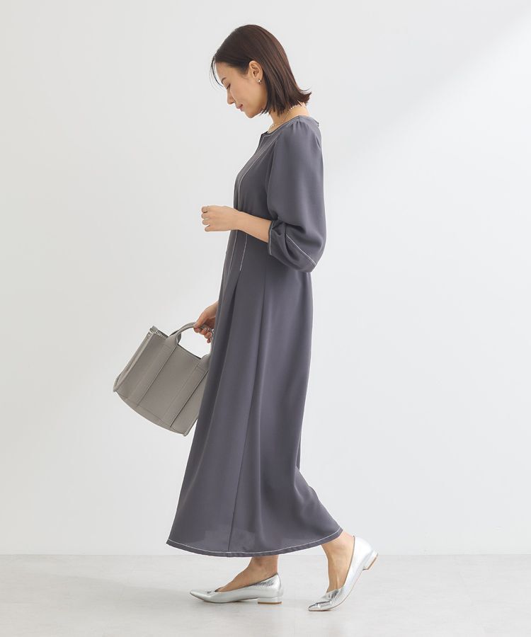 Green Parks「・ELENCARE DUEボリュームスリーブワンピース」|ワンピース|