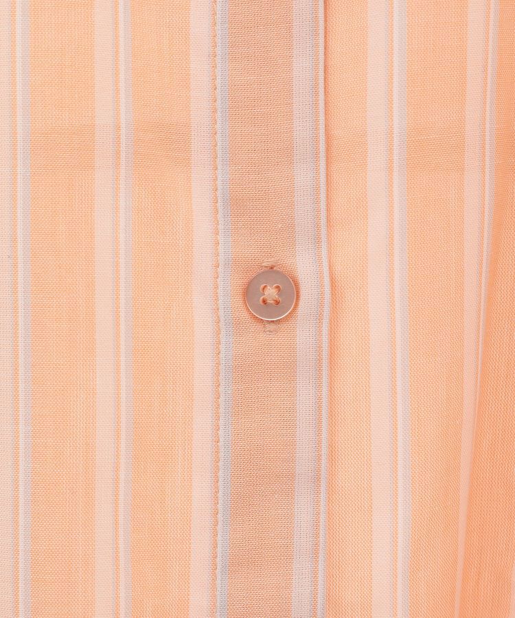 Green Parks「綿麻混５分袖ターンバックシャツ」|シャツ・ブラウス|