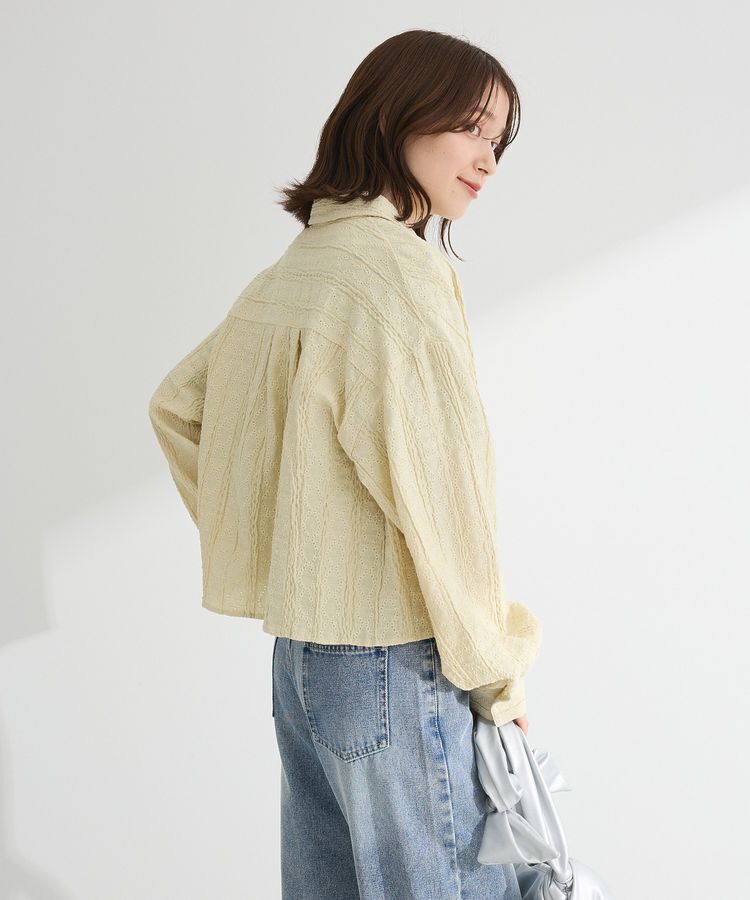 Green Parks「・SUGAR SPOON カットレースショートシャツ」|シャツ・ブラウス|