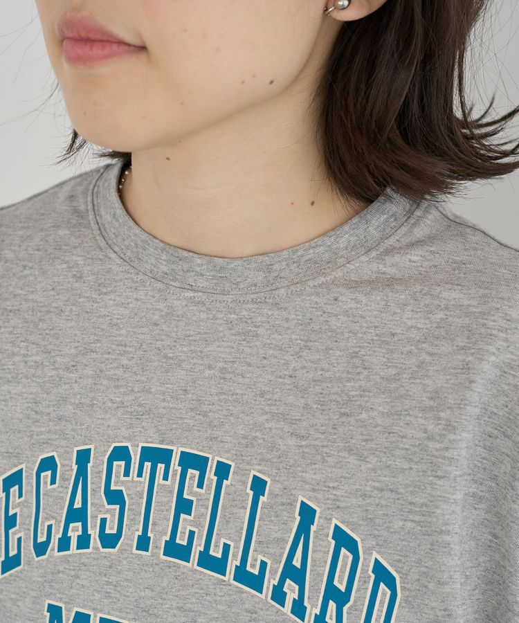 Green Parks「袖折り返しカレッジTシャツ」|Tシャツ・カットソー|