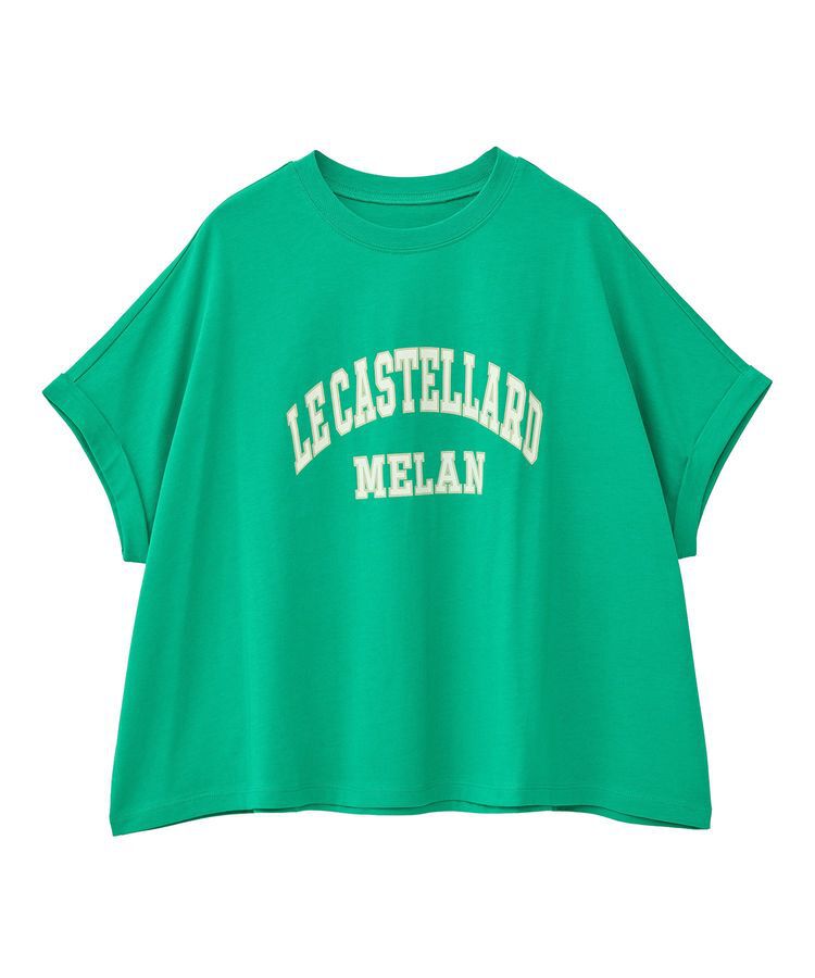 Green Parks「袖折り返しカレッジTシャツ」|Tシャツ・カットソー|