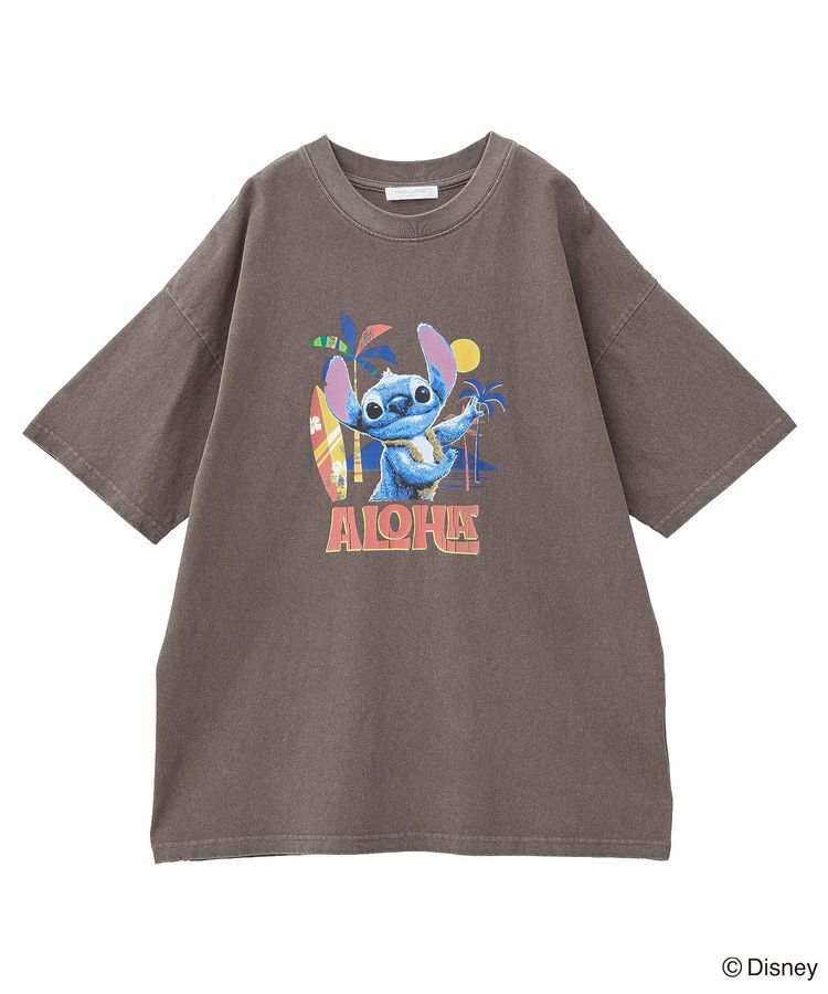 Green Parks「スティッチ/ヴィンテージ風ピグメントTシャツ」|Tシャツ・カットソー|