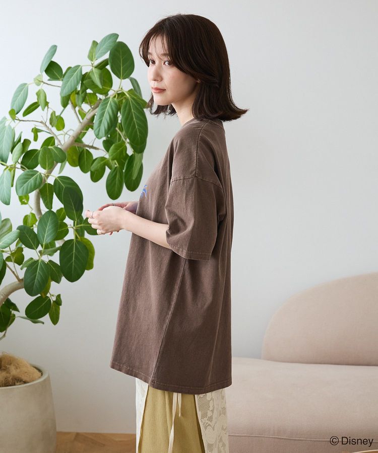 Green Parks「スティッチ/ヴィンテージ風ピグメントTシャツ」|Tシャツ・カットソー|