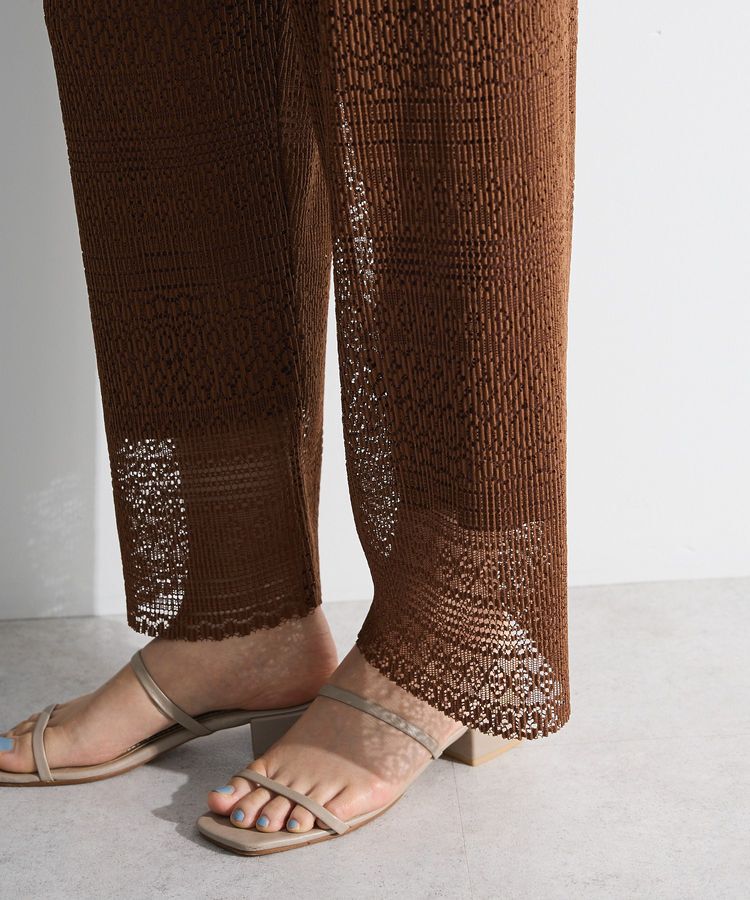 Green Parks「レースプリーツパンツ」|その他|