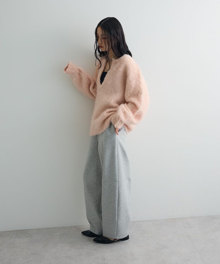 AnriettMusee「前後2wayキーネックシャギーニット」|ニット・セーター|