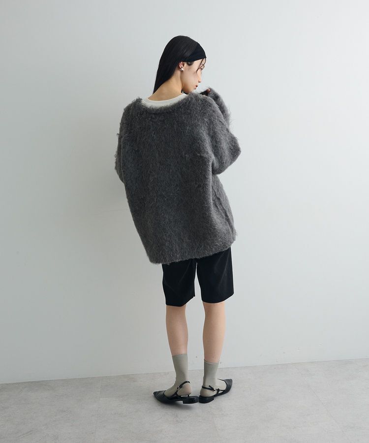 AnriettMusee「前後2wayキーネックシャギーニット」|ニット・セーター|