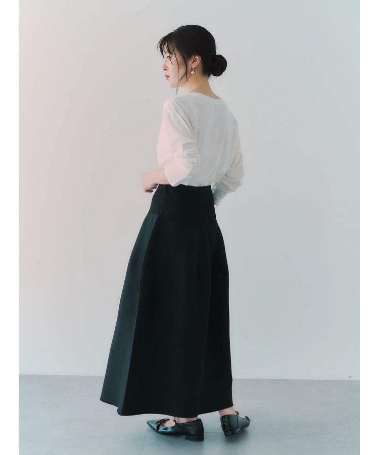 YECCA VECCA「ラウンドヘム長袖ロゴTee」|Tシャツ・カットソー|