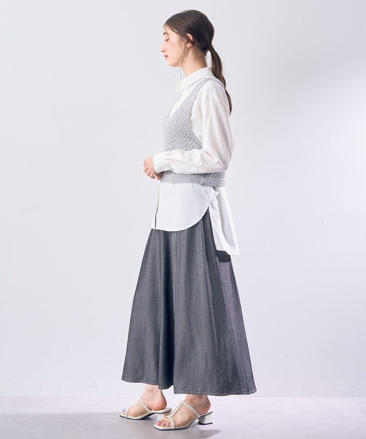 Editt by YECCA VECCA「【2点SET】メッシュベストSETシャツ」|シャツ・ブラウス|