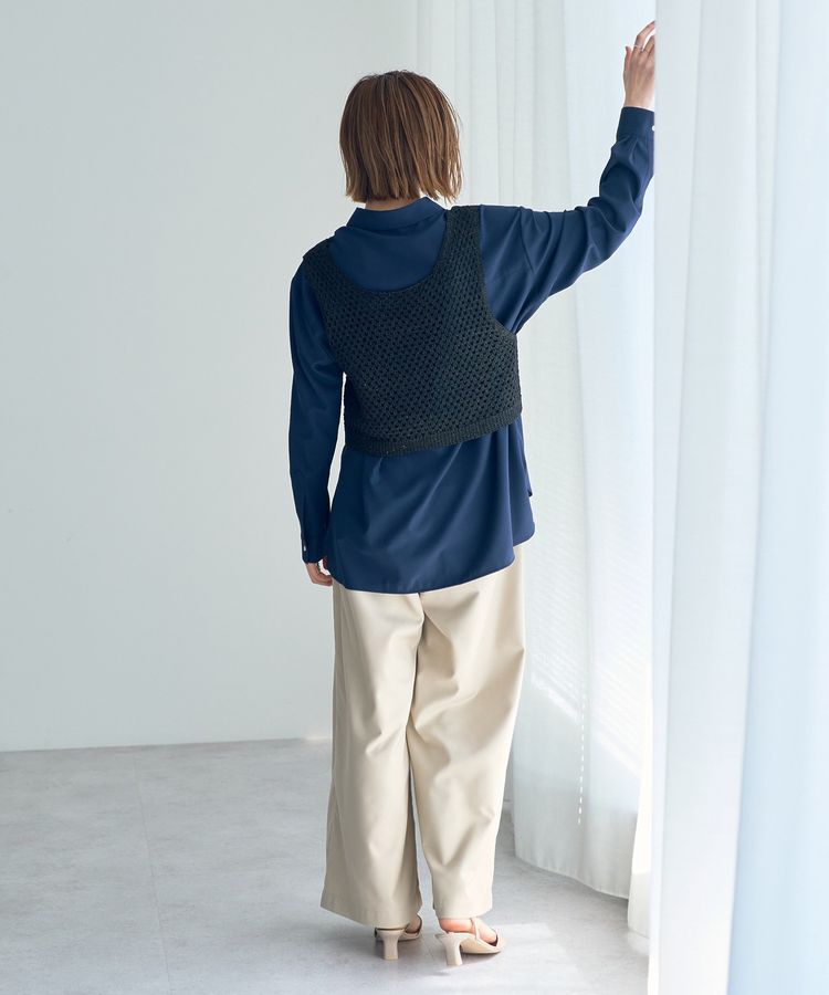 Editt by YECCA VECCA「【2点SET】メッシュベストSETシャツ」|シャツ・ブラウス|