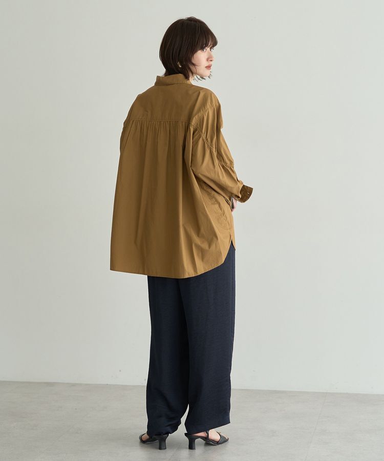 Editt by YECCA VECCA「ドロストデザインギャザーシャツ」|シャツ・ブラウス|