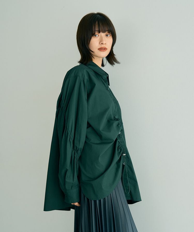 Editt by YECCA VECCA「ドロストデザインギャザーシャツ」|シャツ・ブラウス|